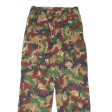 Camo Mens Trousers Green Regular Straight W28 L30 Online Hot Sale