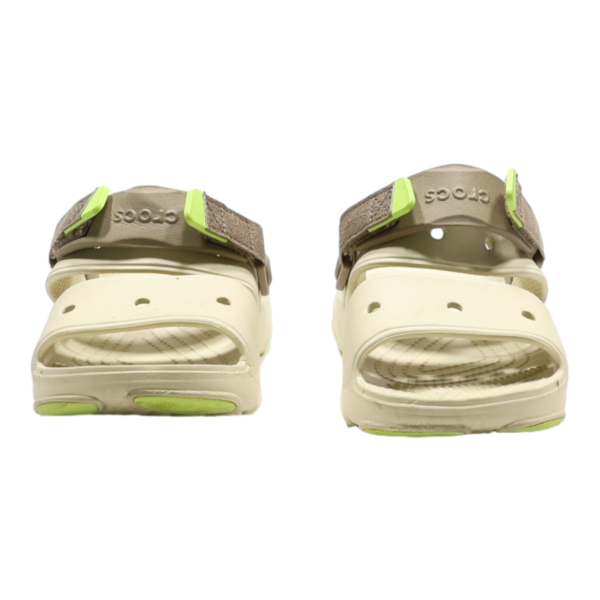 CROCS Slider Sandals Beige Synthetic Womens UK 5 Online now