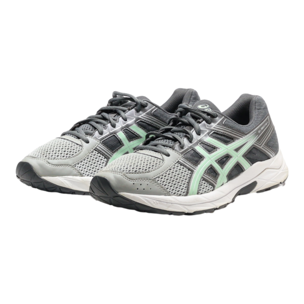 ASICS Sneaker Trainers Grey Synthetic Mens UK 9 Supply