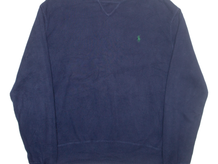 POLO RALPH LAUREN Mens Jumper Blue Tight Knit XL Online