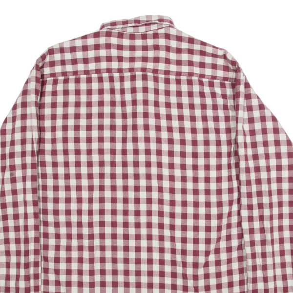 WRANGLER Mens Shirt Red Check Long Sleeve M on Sale