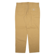 CARHARTT Mens Trousers Beige Relaxed Straight W40 L32 Fashion