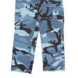 Camouflage Cargo Mens Trousers Blue Slim Wide-Leg W30 L26 Fashion