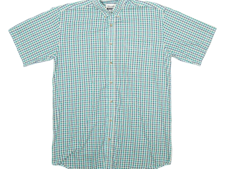 WRANGLER Mens Shirt Green Check L Hot on Sale