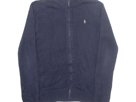 POLO RALPH LAUREN 14-16 Boys Jumper Blue Tight Knit L For Sale