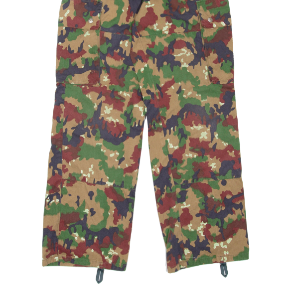 Camo Mens Trousers Green Regular Straight W28 L30 Online Hot Sale