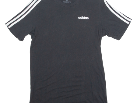 ADIDAS Mens T-Shirt Black Crew Neck M Discount