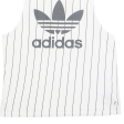 ADIDAS Striped Womens Vest White Sleeveless UK 8 Online Sale