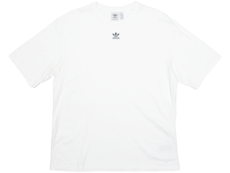 ADIDAS ORIGINALS Womens T-Shirt White Crew Neck M on Sale