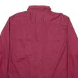 WRANGLER Mens Plain Shirt Red Long Sleeve XL Sale