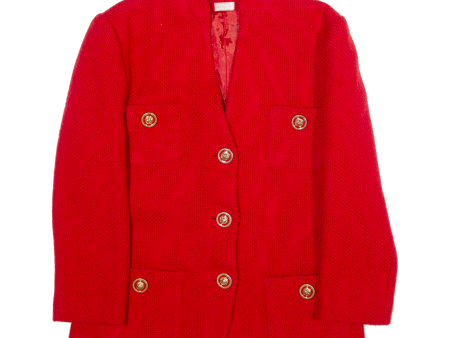 ROMA Womens Blazer Coat Red S Fashion