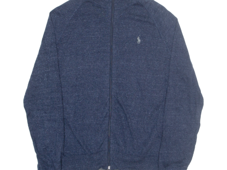 POLO RALPH LAUREN Mens Jumper Blue Tight Knit M Discount