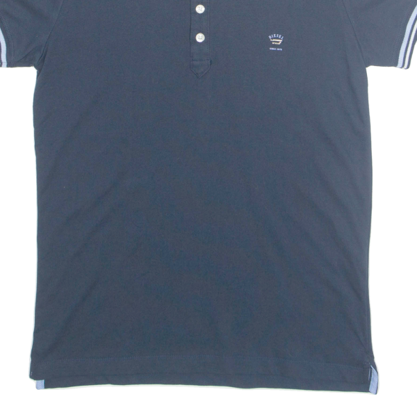 DIESEL Mens Polo Shirt Blue S For Discount