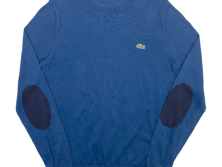 LACOSTE Mens Jumper Blue Tight Knit S Online now