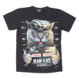 Bad Cat Womens T-Shirt Black S Online now