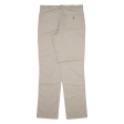 CARHARTT Mens Trousers Beige Relaxed Straight W36 L36 For Cheap