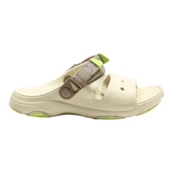 CROCS Slider Sandals Beige Synthetic Womens UK 5 Online now