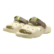 CROCS Slider Sandals Beige Synthetic Womens UK 5 Online now