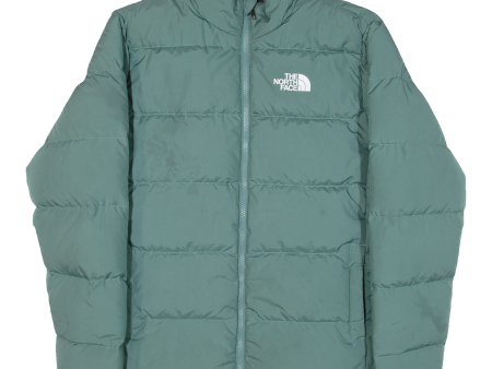 THE NORTH FACE Reversible 600 Insulated Girls Puffer Jacket Green 14-15Y For Cheap