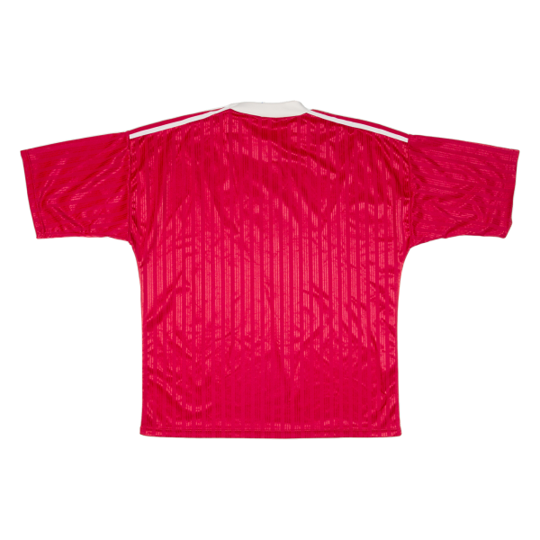 ADIDAS Loup Sport Mens Football Shirt Jersey Red Crew Neck XL Online Hot Sale