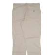 CARHARTT Mens Trousers Beige Relaxed Straight W36 L36 For Cheap