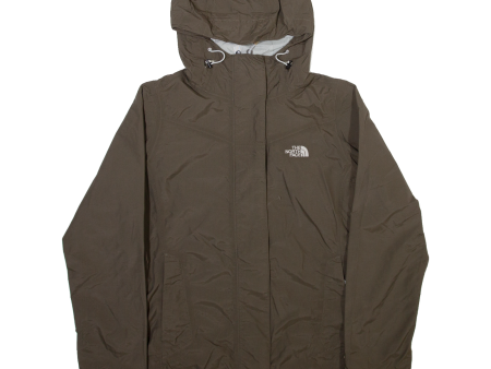 THE NORTH FACE Womens Jacket Grey Nylon Hooded S Online Sale