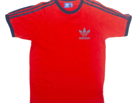 ADIDAS Mens T-Shirt Red L Supply