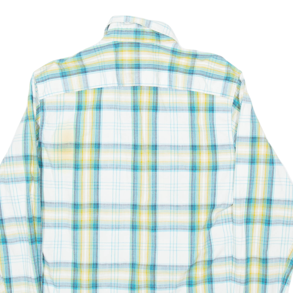 WRANGLER Mens Shirt Green Check Long Sleeve S Fashion