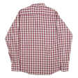 WRANGLER Mens Shirt Red Check Long Sleeve M on Sale