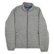 TOMMY HILFIGER Mens Puffer Jacket Grey 2XL Discount