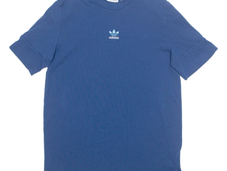 ADIDAS Mens T-Shirt Blue M Sale