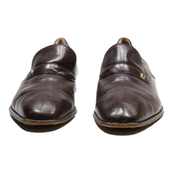 BALLY Loafer Shoes Brown Leather Mens UK 10 Discount