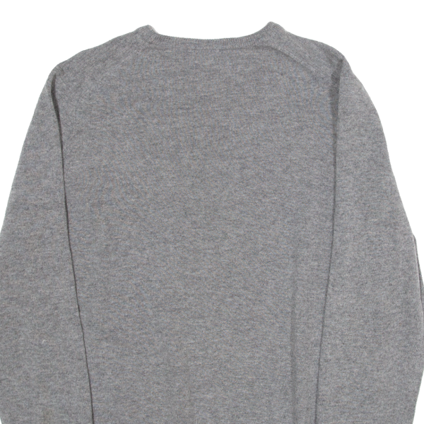 LACOSTE Mens Jumper Grey Tight Knit M For Cheap