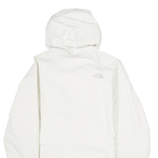 THE NORTH FACE Mesh Lined Womens Jacket White Hooded S Fashion