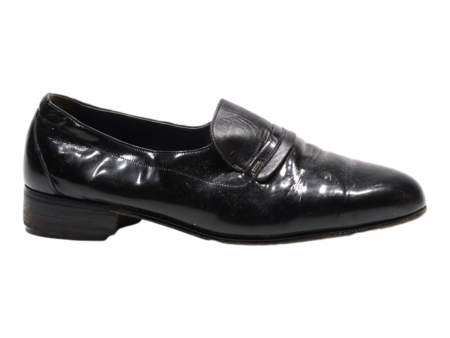 BALLY Loafer Shoes Black Leather Womens UK 5.5 Hot on Sale