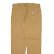 CARHARTT Mens Trousers Beige Relaxed Straight W36 L34 Online