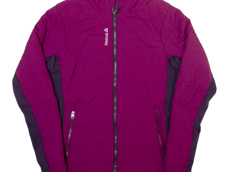 REEBOK Womens Jacket Purple Nylon M Discount