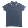 DIESEL Mens Polo Shirt Blue S For Discount