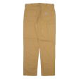 CARHARTT Mens Trousers Beige Relaxed Straight W36 L34 Online