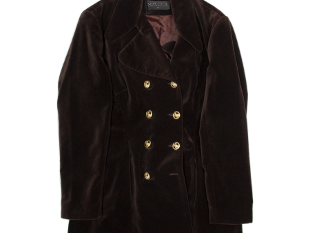 UNIT 7 COLLECTION Womens Blazer Coat Brown UK 14 For Cheap