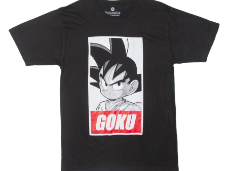 ANICOMICS Goku Mens T-Shirt Black M on Sale