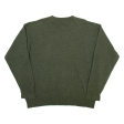 LACOSTE Mens Jumper Green Tight Knit Wool XL For Discount