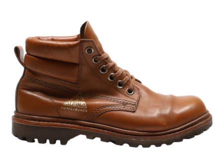 ALPINA LUMBERJACK Chukka Boots Brown Leather Mens UK 6 Online