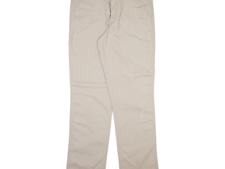 CARHARTT Mens Trousers Beige Relaxed Straight W36 L36 For Cheap