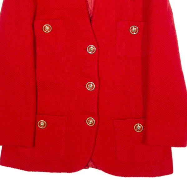 ROMA Womens Blazer Coat Red S Fashion