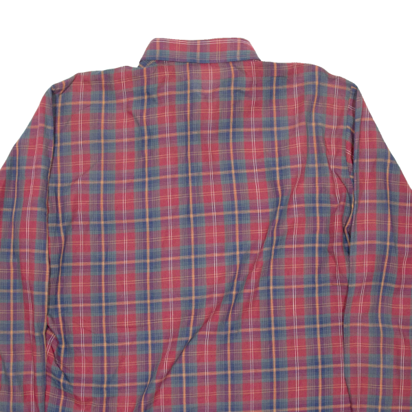 WRANGLER Mens Shirt Red Check Long Sleeve XL Cheap