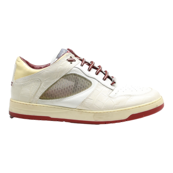 BALLY Sneaker Trainers White Leather Mens UK 7.5 Discount