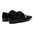 Derby Shoes Black Leather Mens UK 8 Cheap