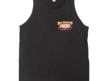 ALSTYLE Hawaii Mens Vest Black Sleeveless M Discount