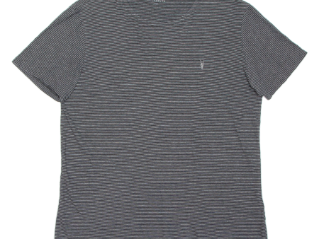 ALL SAINTS Mens T-Shirt Grey L Online Sale